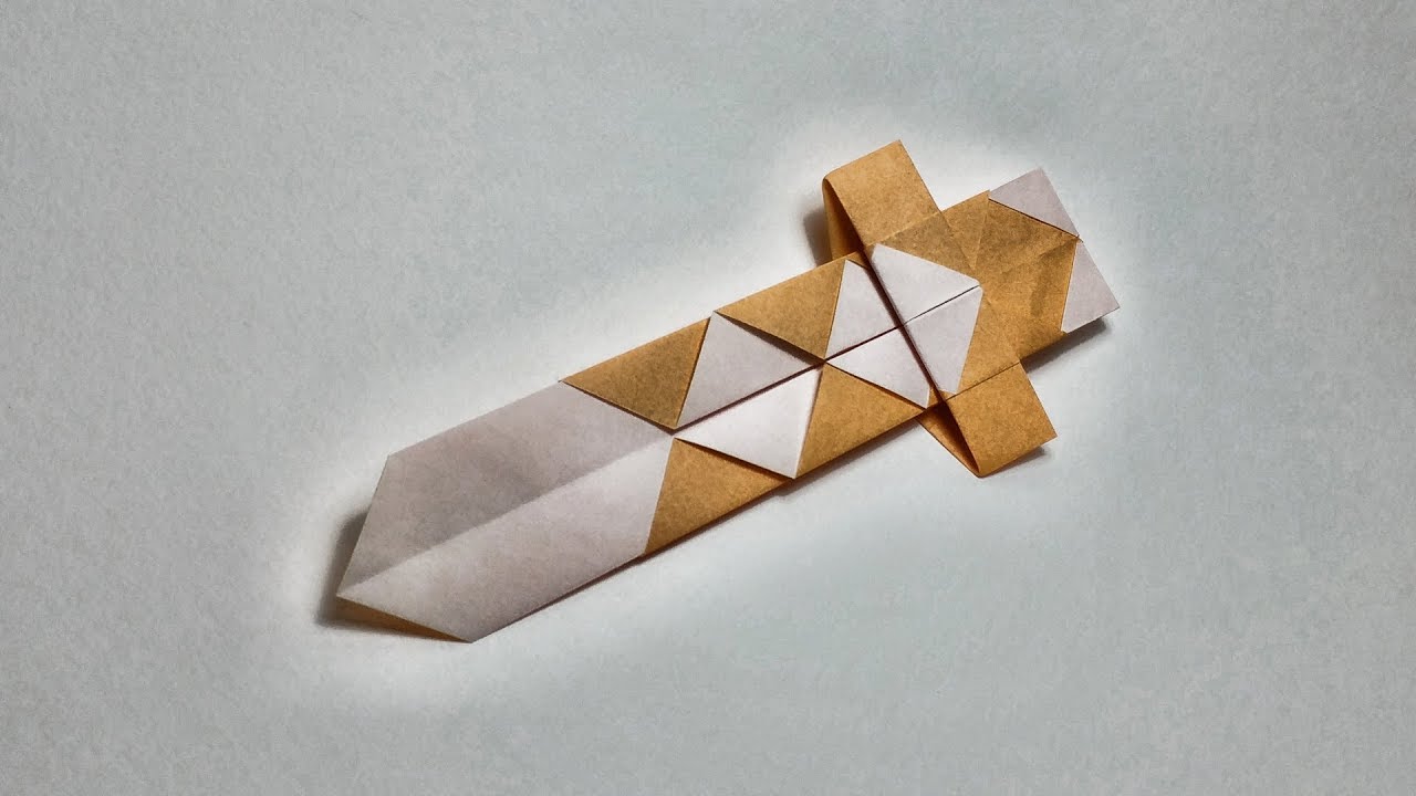 折り紙 刀の折り方11種類 剣 武器の簡単な折り方は 動画あり Cuty