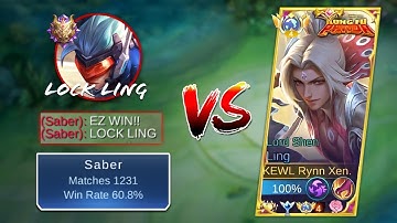 PRO SABER vs LING FREESTYLER!! SECRET ITEM TO COUNTER SABER🔥