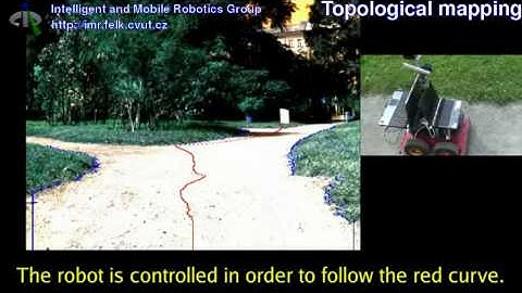 Topological mapping of a large environment