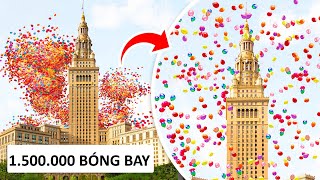 Cái Kết Bất Ngờ Khi Thả 1,5 Triệu Quả Bóng Bay Lên Trời