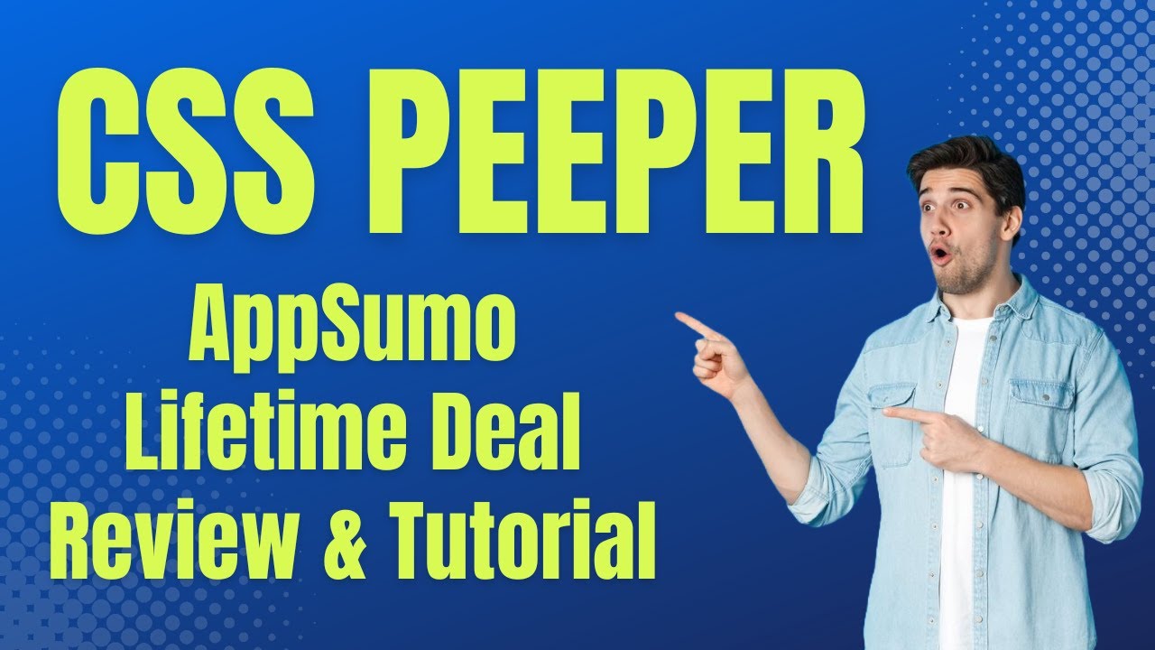 CSS Peeper Review & AppSumo Lifetime Deal – How To Use CSS Peeper - YouTube