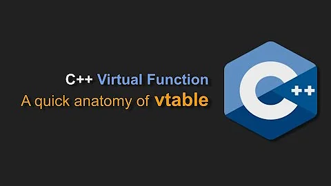 C++ : [core] vtable : Little anatomy of virtual function