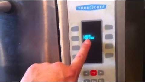 TurboChef Oven Programming