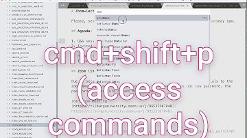 Sublime project and git functionality