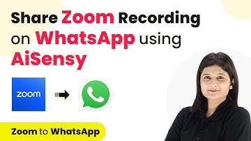 How to Share Zoom Recording on WhatsApp using AiSensy | Zoom to WhatsApp