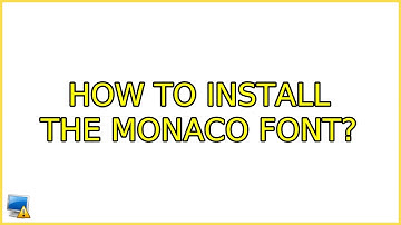 How to install the Monaco font? (3 Solutions!!)