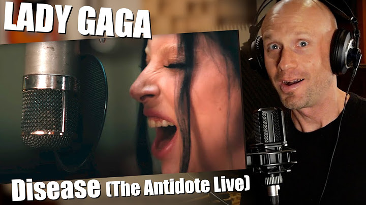 Raw, connected, brilliant! Reaction & Vocal ANALYSIS, Lady Gaga - Disease (The Antidote Live)