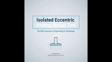 Isolated Eccentric Footing Design Web App | Civil Engineering Project | NED University