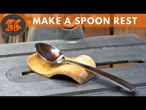 Wooden Cooking Utensils with Holder & Spoon Rest