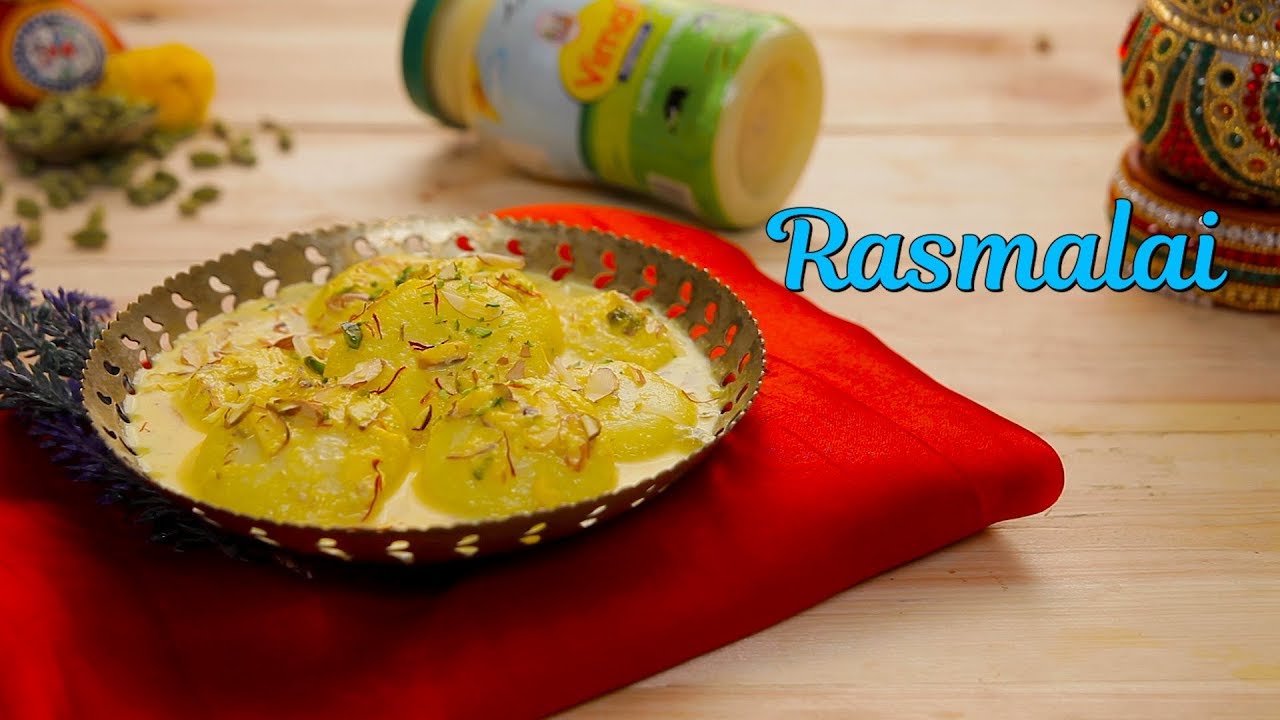 हलवाई जैसी रसमलाई | Soft and Yummy Kesar Rasmalai Recipe | Navratri Special Recipe | India Food Network