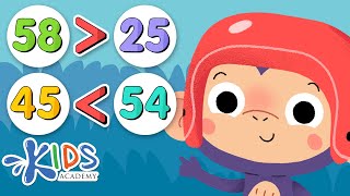 Compare Numbers - Greater Than Less Than | Math for 1st Grade | Kids Academy screenshot 4