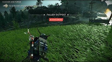 Ghost of Tsushima PC || Komatsu Forge | Fallen Outpost || Mongol Territory || New Gameplay  FULL HD