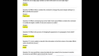FREE AND STUDY GAMES ABOUT WORD 4,5,6 EXAMQUESTIONSActual Qs and Ans Expert-Verified Explanation screenshot 2