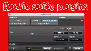 Real Time Audiosuite