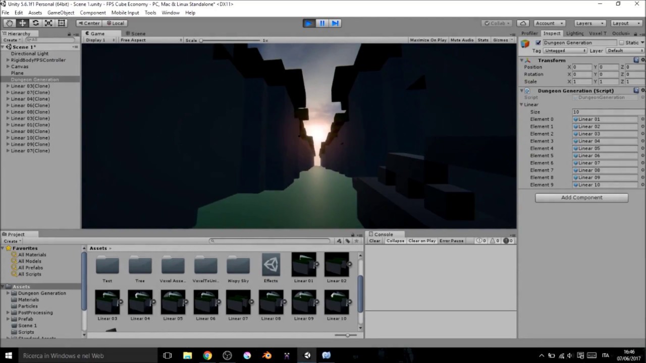 Procedural Generation Test #5 - Unity and Magicavoxel - YouTube