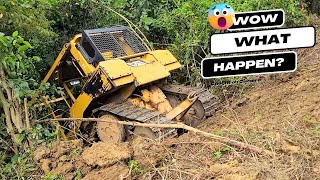 The Fastest Heavy Equipment Caterpillar D6R XL Bulldozer Operator Constructing Palm Oil Plantation