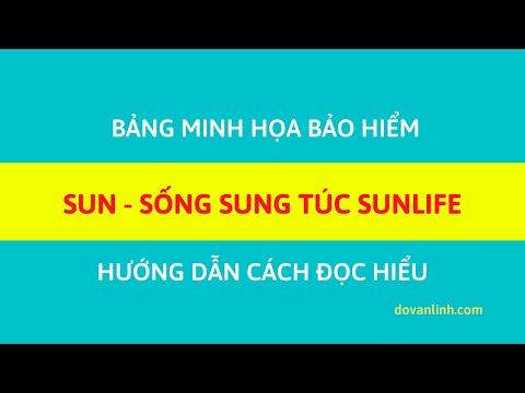 Hướng Dẫn Đọc Bảng Minh Họa Bảo Hiểm Đầu Tư Sun Sống Sung Túc – Sunlife