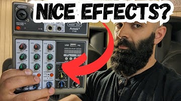 How Do You Use The Effects On This Aveek 4 Channel Mixer?