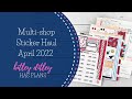 Multi-shop Sticker Haul | April 2022 | Ft. Saia Planning, Planner Kate + Orange Umbrella Co.