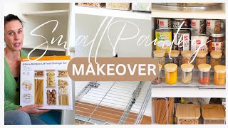 SMALL PANTRY ORGANISATION - Realistic Makeover Of Narrow & Deep Pantry/Kmart Sliding Pull-out Drawer