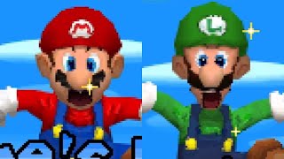 (New Super Mario Bros.) Giant Mario \u0026 Luigi Death