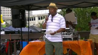 Donnie Perkins of University Hospitals at Cleveland's 216th birthday