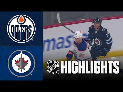 NHL: Winnipeg Jets vs Edmonton Oilers