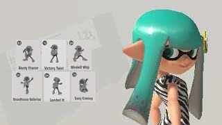 All 6 emotes from Sizzle Season Catalog! (Splatoon 3)