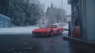 Ferrari Testarossa Snow Drift(Wham-Last Christmas)