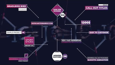 Call Out Titles Motion Graphics Templates