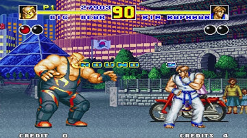 Big Bear vs Kim Kaphwan _ Fatal Fury 2