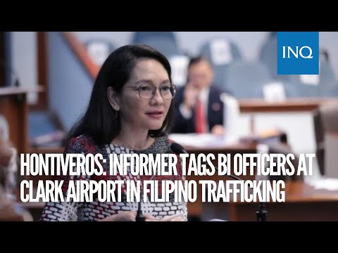 Hontiveros: Informer tags BI officers at Clark airport in Filipino trafficking to Cambodia
