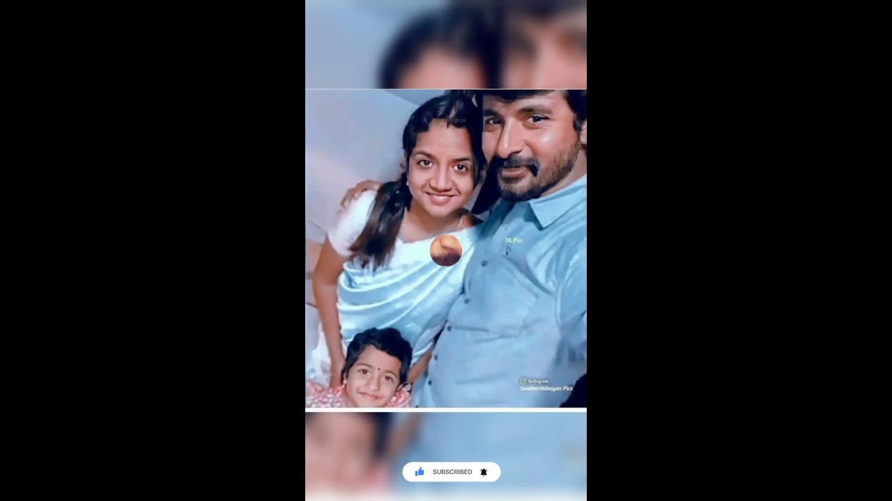 Actor sivakarthikeyan  wife Aarthi beautiful family pictures trending  collection  no1trending