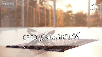 أواخر سورة القيامة | الشيخ ماهر المعيقلي