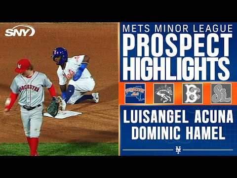 Luisangel Acuna hits RBI and steals 2 bases, plus Dominic Hamel Ks 10 for Syracuse Mets 