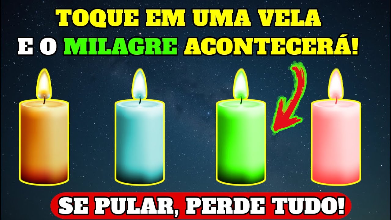 💡🕯️ DEUS DIZ: ESSAS VELAS É SÃO MILAGROSAS! ASSISTA ISSO!
