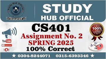 CS401 Assignment 2 solution Spring 2025, CS401 Assignment 2 solution 2025, CS401 Assignment