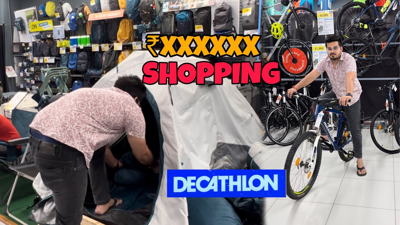 Shopping Worth ₹XXXXXX From Decathlon For Camping 🏕️ VLOG 19 YouTube