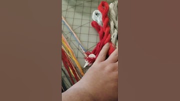 Cheap Thrift Store Floss - this tangle WAS worth it #shorts #needlework