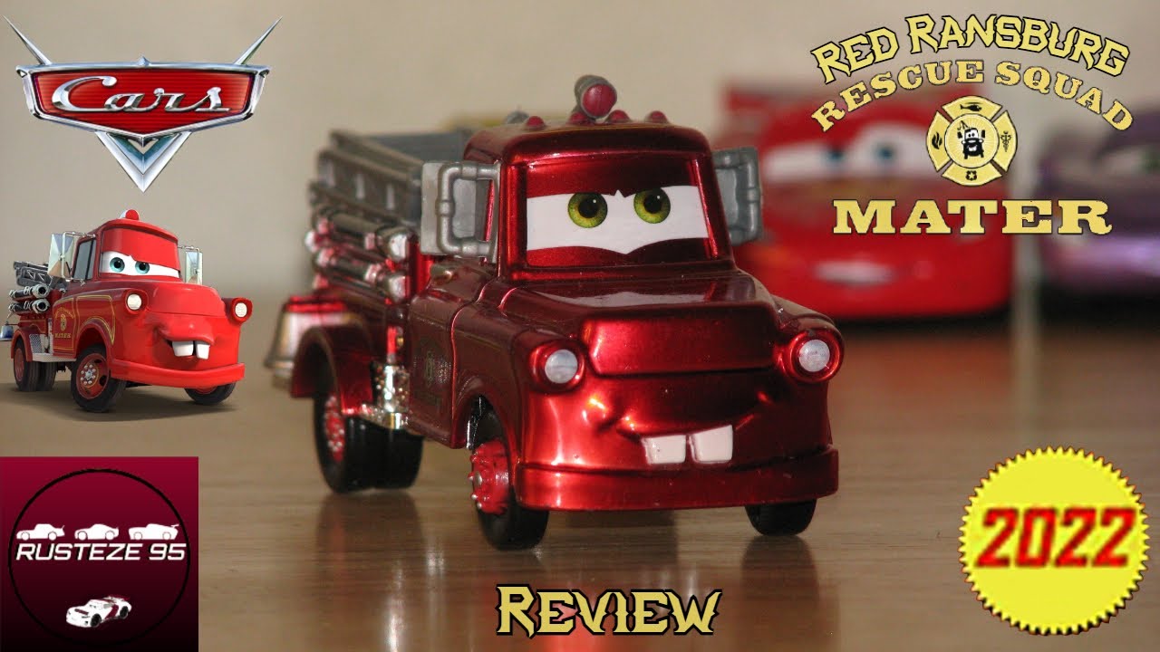 Pixar Cars 2009 Metallic Rescue Squad Mater (Cars DVD Gift Pack