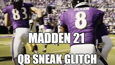 Madden 21 Glitches Cheats and Tips - QB Sneak Run - Gun Bunch