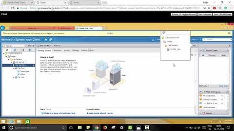 Lab 5: Using The VMware vSphere Web Client