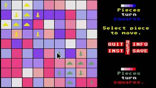 Famous ATARI ST color block version 1 CHESS TYPE GAME no publisher GFA BASIC By Steven Karp & Solo Polyphon Profile