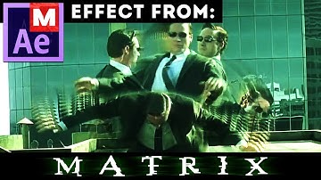 Matrix - Dodging bullets - Agent not Smith - Neo - Dodge This: After Effects Tutorial