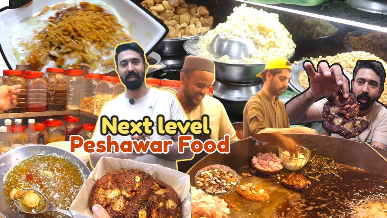 Badam chapli kabab | Famous dahi bhalay  | Thanda gond katira ka sharbat | Peshawar street food Ep-9