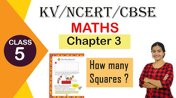 #studytime Class 5|Maths|Chapter 3/How many squares?/KV/NCERT/English Explanation/Textbook solutions