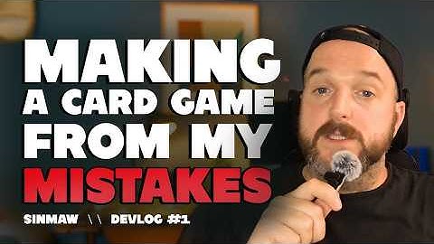 I’m Making a Board Game… From My Mistakes | Sinmaw Devlog #1
