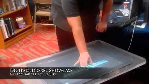 Digital@Drexel Showcase: MET Lab and Multi Touch Projects