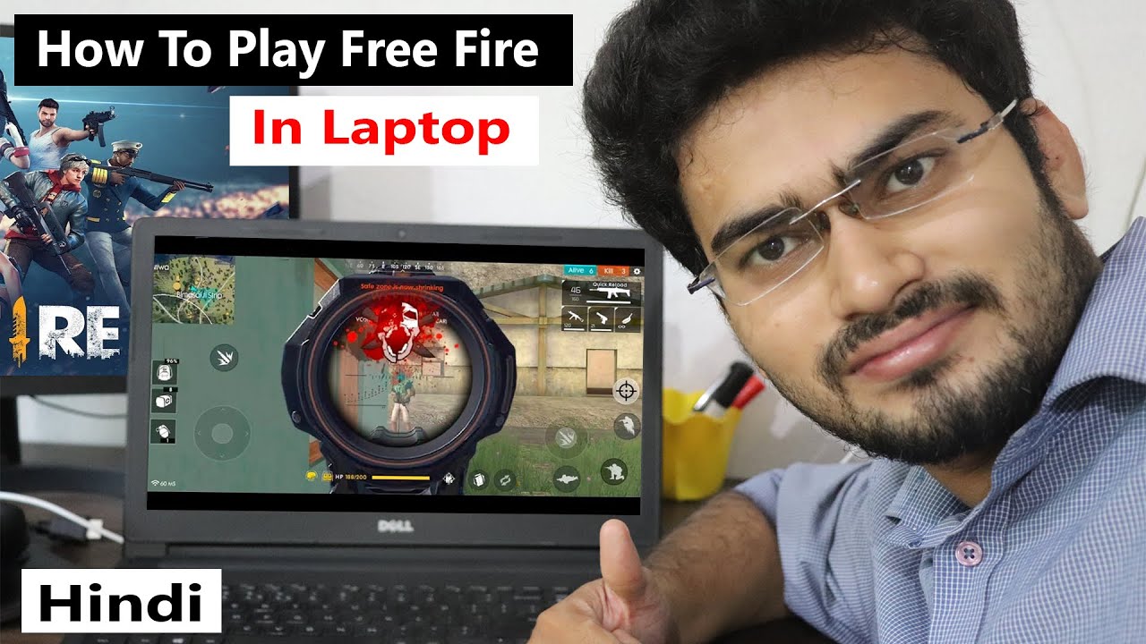 How to play free fire in laptopKeyboard + MouseFree fire laptop me  kaise khele  