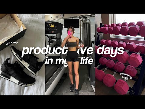 be productive with me: cleaning, working out, therapy 🤍